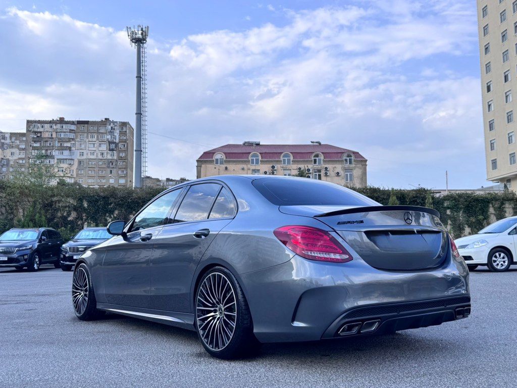 Mercedes C 300, 2.0 L, 2017 il, 120 000 km — Avtomobillər, Bakı (7)