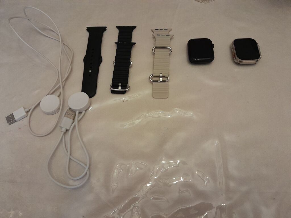 Ağıllı saat dəsti Komplekt: - 2 ədəd maqnitli USB şarj kabeli