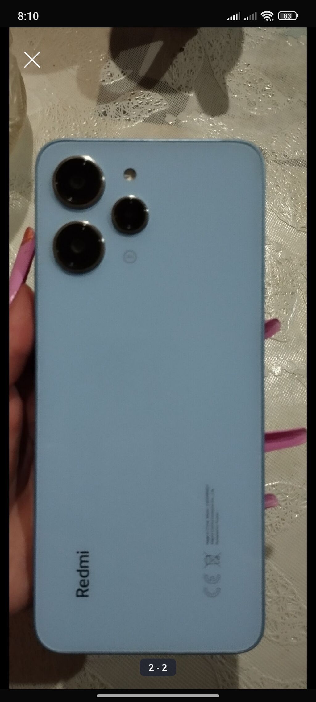 Redmi 128 GB, rəng - Mavi, İki sim kartlı — Elektronika, Gəncə (2)