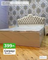 Çarpayı – 160×200 sm - Mexanizm: açılan, bazalı (geniş yüklük — Mebel
