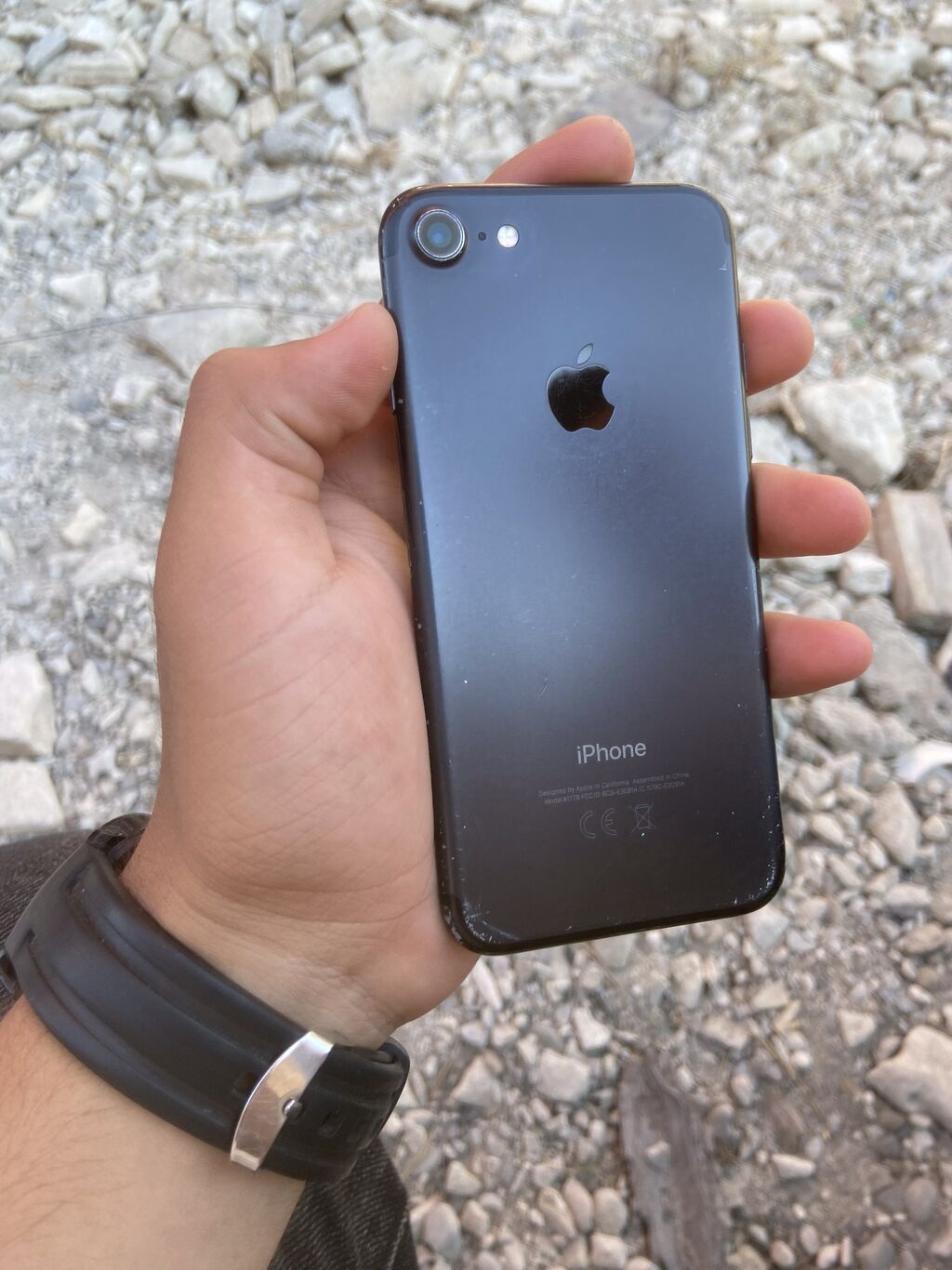 IPhone 7, 128 GB, Jet Black, Barmaq izi — Apple iPhone, Sumqayıt