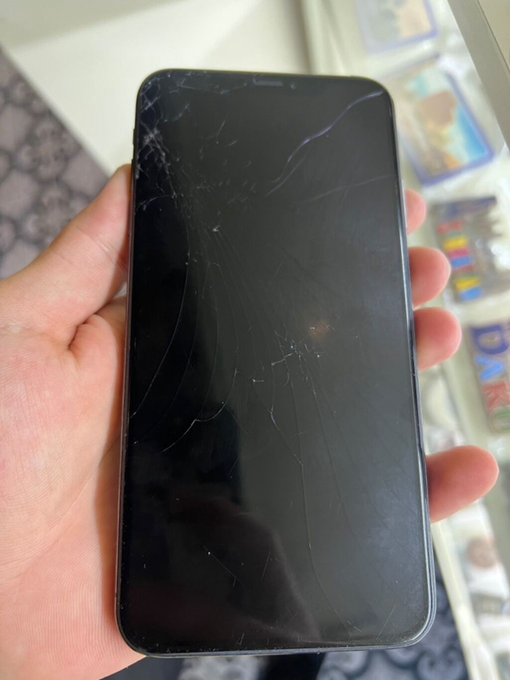 IPhone Xs Max, 64 GB, Space Gray, Qırıq — Apple iPhone, Ağstafa