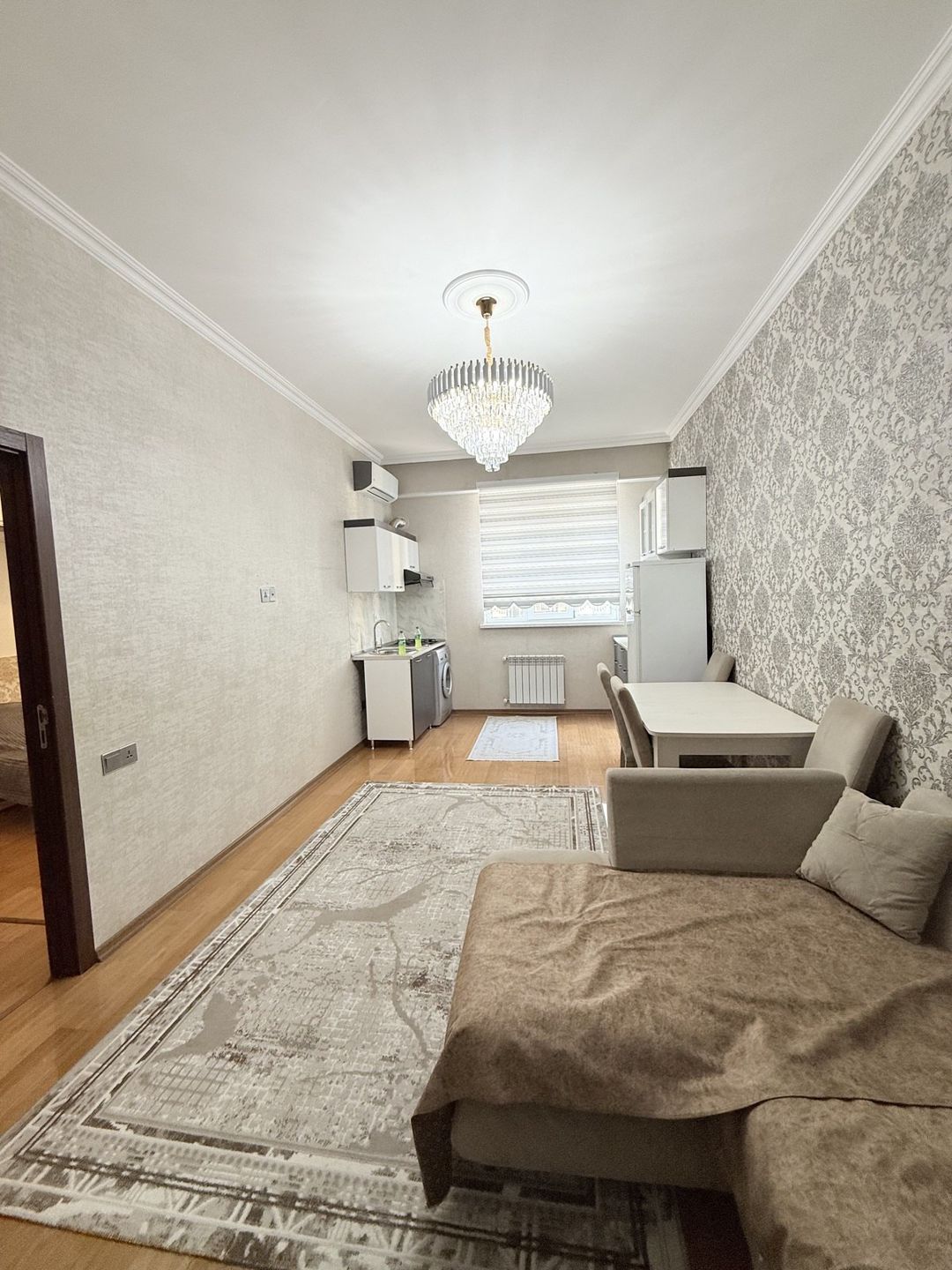İcarəyə verilir 2 otaqlı yeni tikili 45 m² — Mənzil, Xırdalan (5)