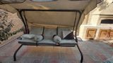 Bağ üçün yelləncək oturacaq - 3 nəfərlik metal karkaslı bağ — Furniture