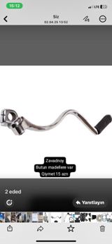 Moped/motosiklet üçün start ayağı (kick starter) - Zavadnoy model — Moto baku baykstor — Motorcycles