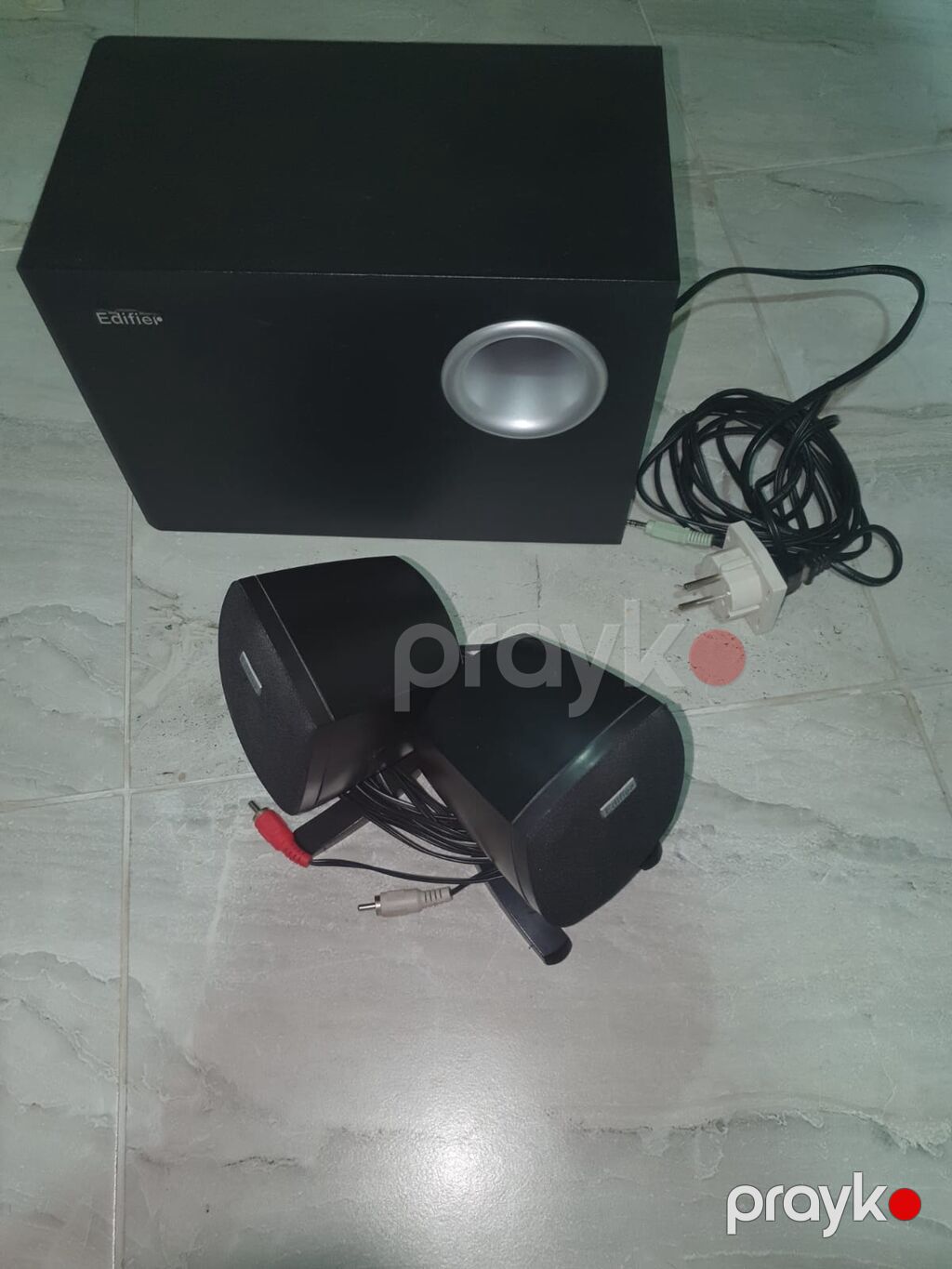 Edifier akustik sistemi — subwoofer və 2 satelit dinamiklər — Akustik sistemlər, Bakı (3)