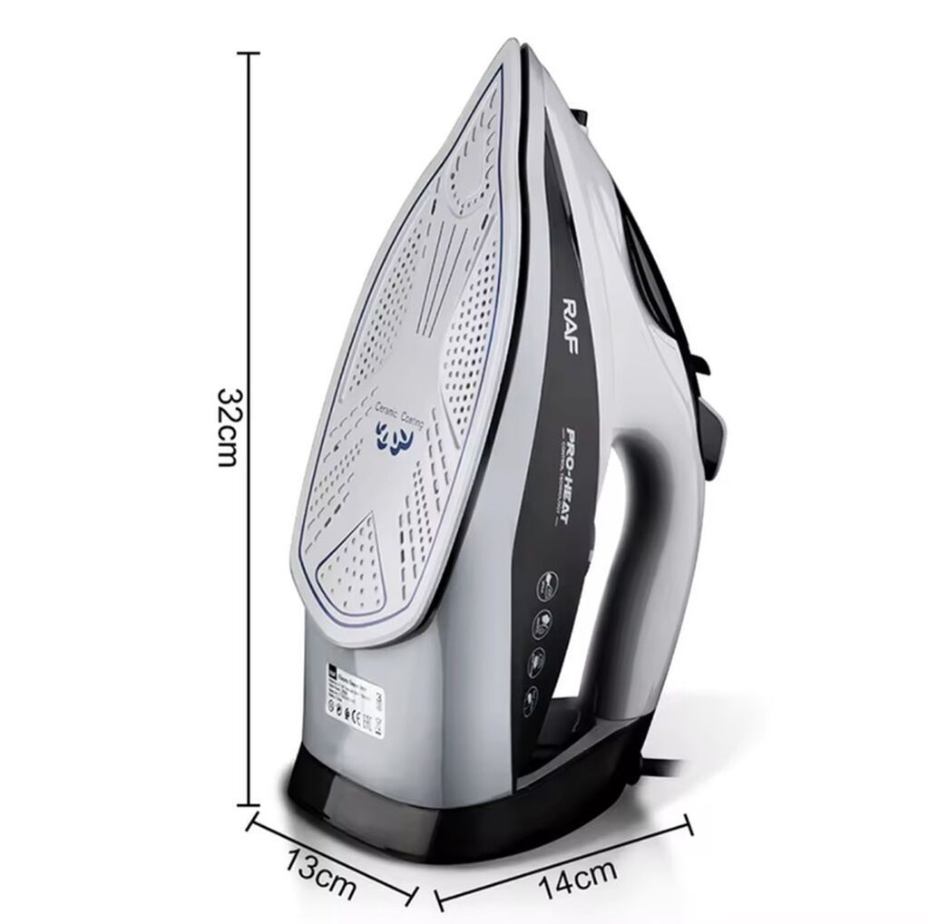 RAF R.1241 Electric Steam Iron buxarlı ütü - Güc: 2200 W – sürətli — Elektronika, Digah (3)