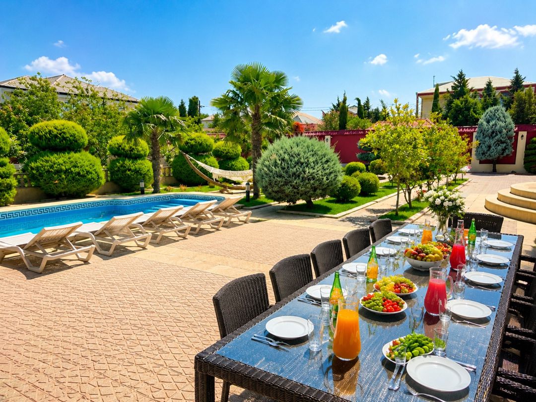 İcarəyə verilir 6 otaqlı həyət evi/bağ evi 300 m² — Ev, villa, Bakı (6)