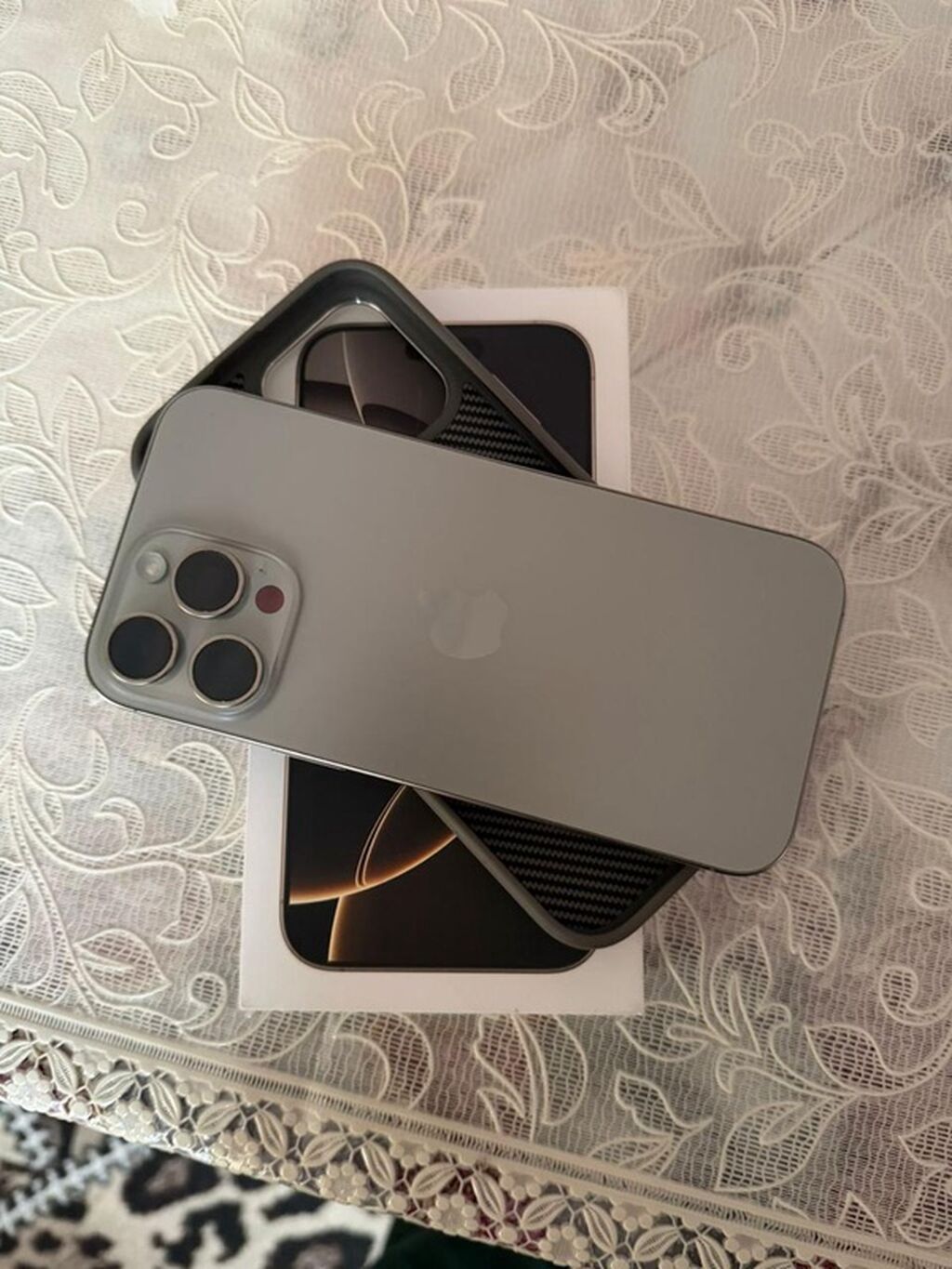 IPhone 16 Pro Max, 256 GB, Natural Titanium, Face ID — Apple iPhone, Şəmkir