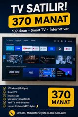 TV – 109 ekran (43 düym), Smart TV, internet bağlantısı ilə. Android — Electronics