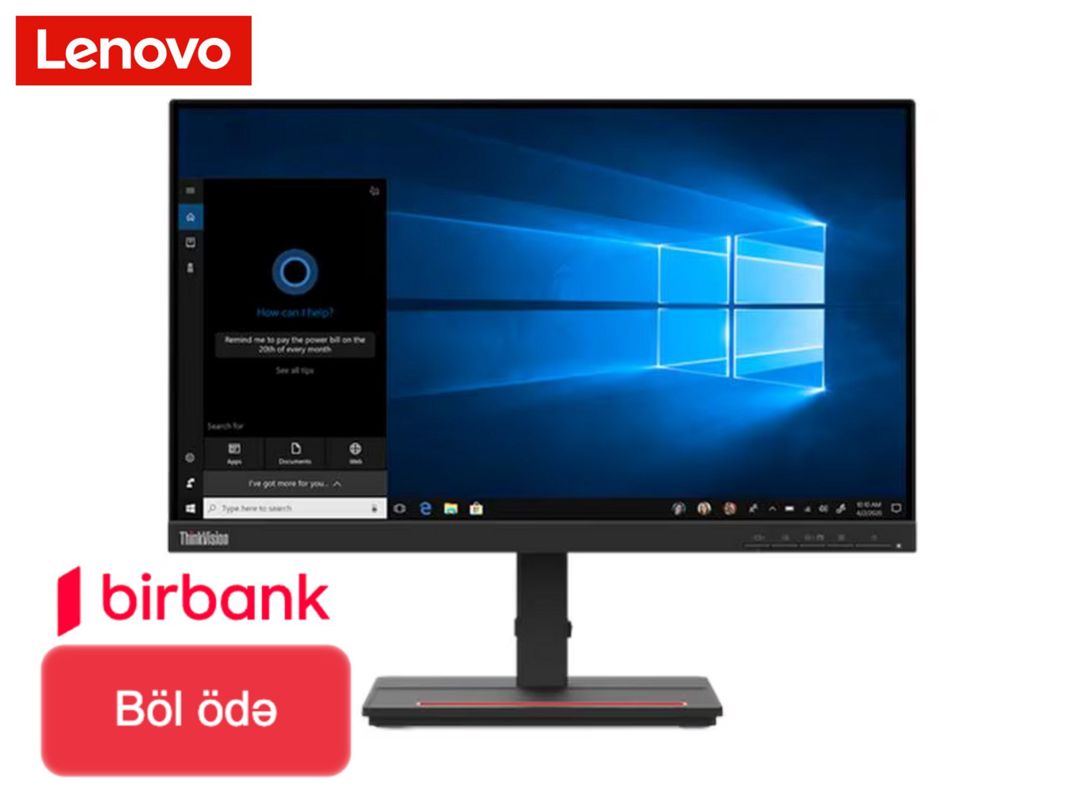 Lenovo ThinkVision S22e-20 62C6KAT1EU — Elektronika, Bakı