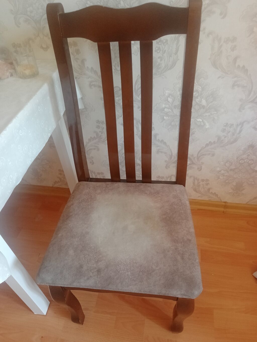 Mebel dəsti: qatlanan masa və taxta 3 eded stul - Masa: klassik — Mebel, Sumqayıt (2)