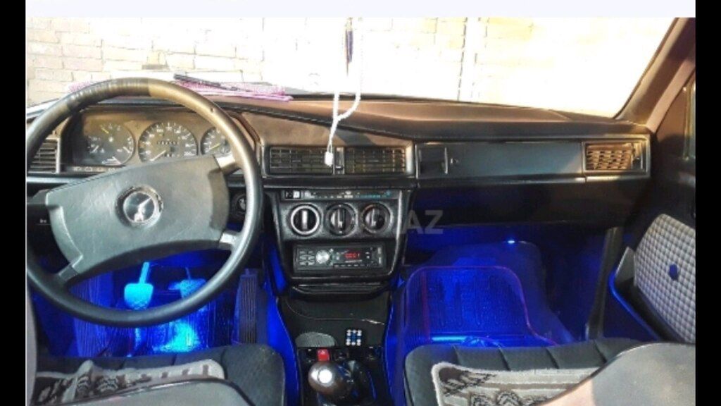 Mercedes 190, 2.0 L, 1989 il, 402 537 km — Avtomobillər, Bərdə (2)