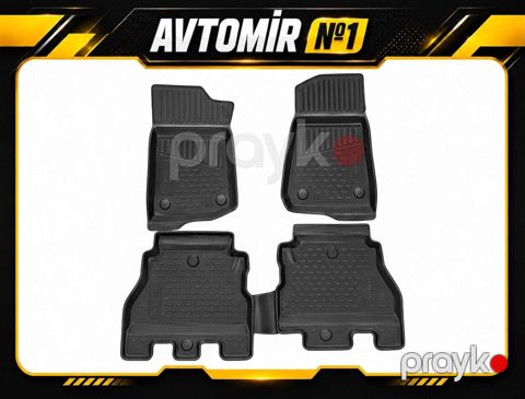 Jeep Wrangler Rubicon 2018-2025 üçün salon rezin ayaqaltı