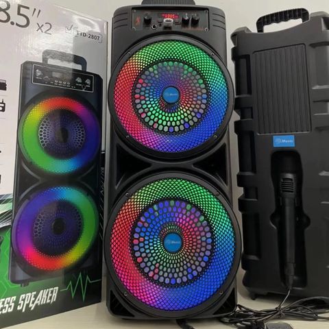 Karaoke mikrofonlu bluetooth dinamiki