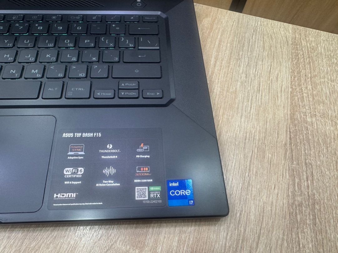 Asus Tuf Dash F15 RTX3050Ti — Elektronika, Bakı (7)