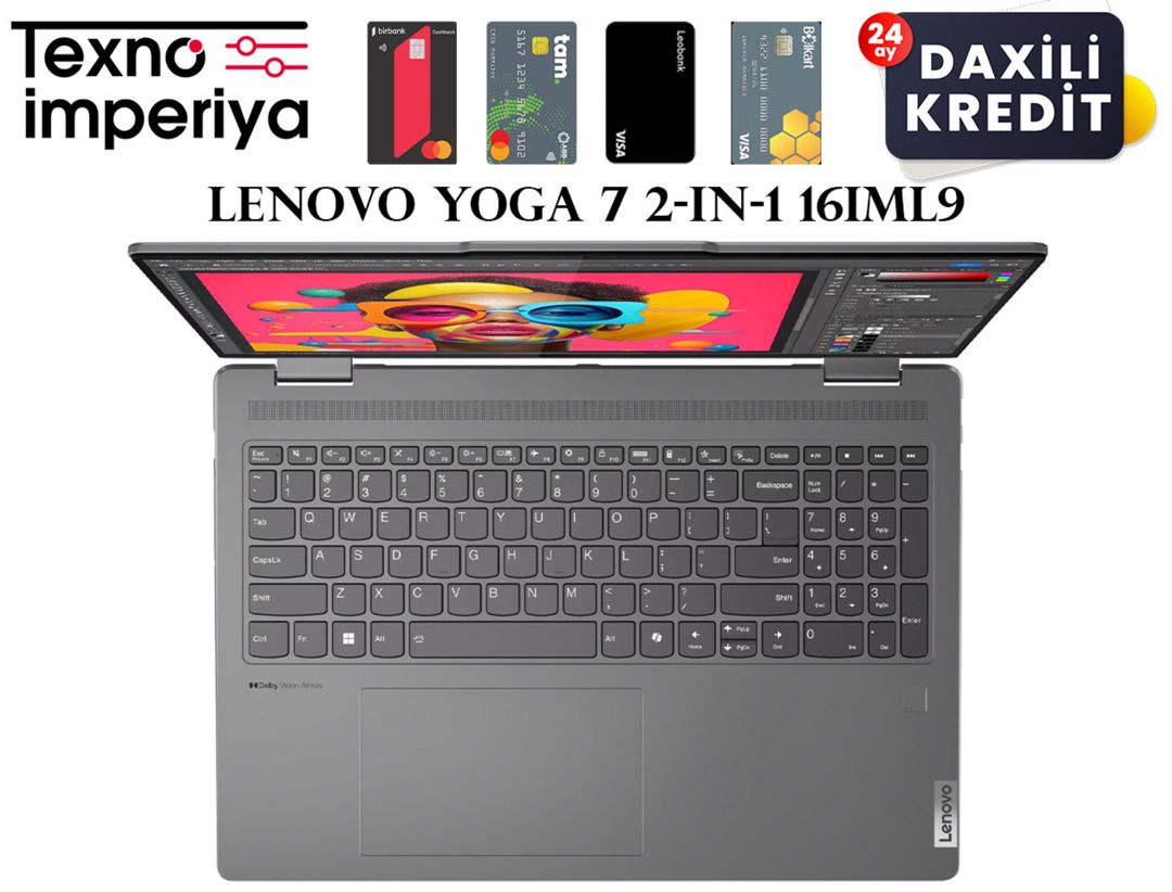 Lenovo Yoga 7 2-in-1 16IML9 83DL0002US — Elektronika, Bakı (10)