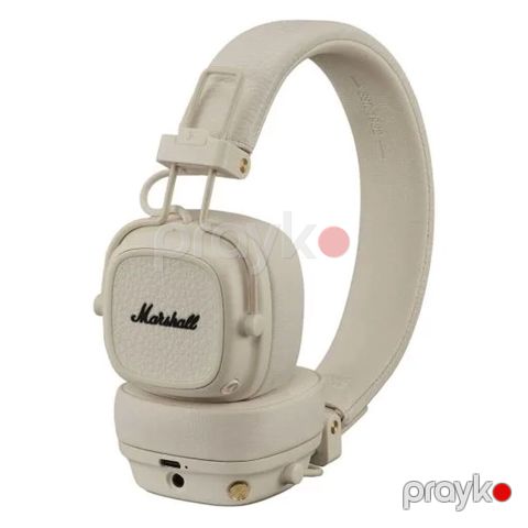 Marshall on-ear Bluetooth qulaqcıq – krem rəng - Dizayn: Kompakt