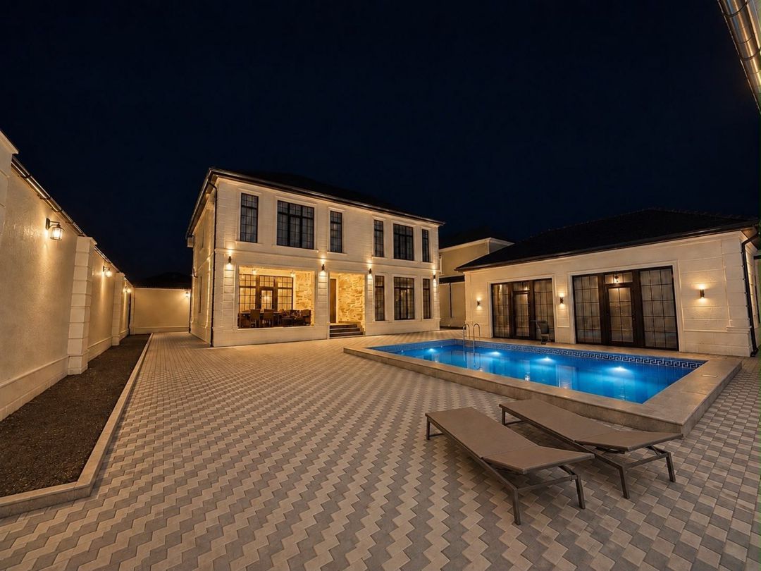 İcarəyə verilir 5 otaqlı həyət evi/bağ evi 310 m² — Ev, villa, Qəbələ (2)