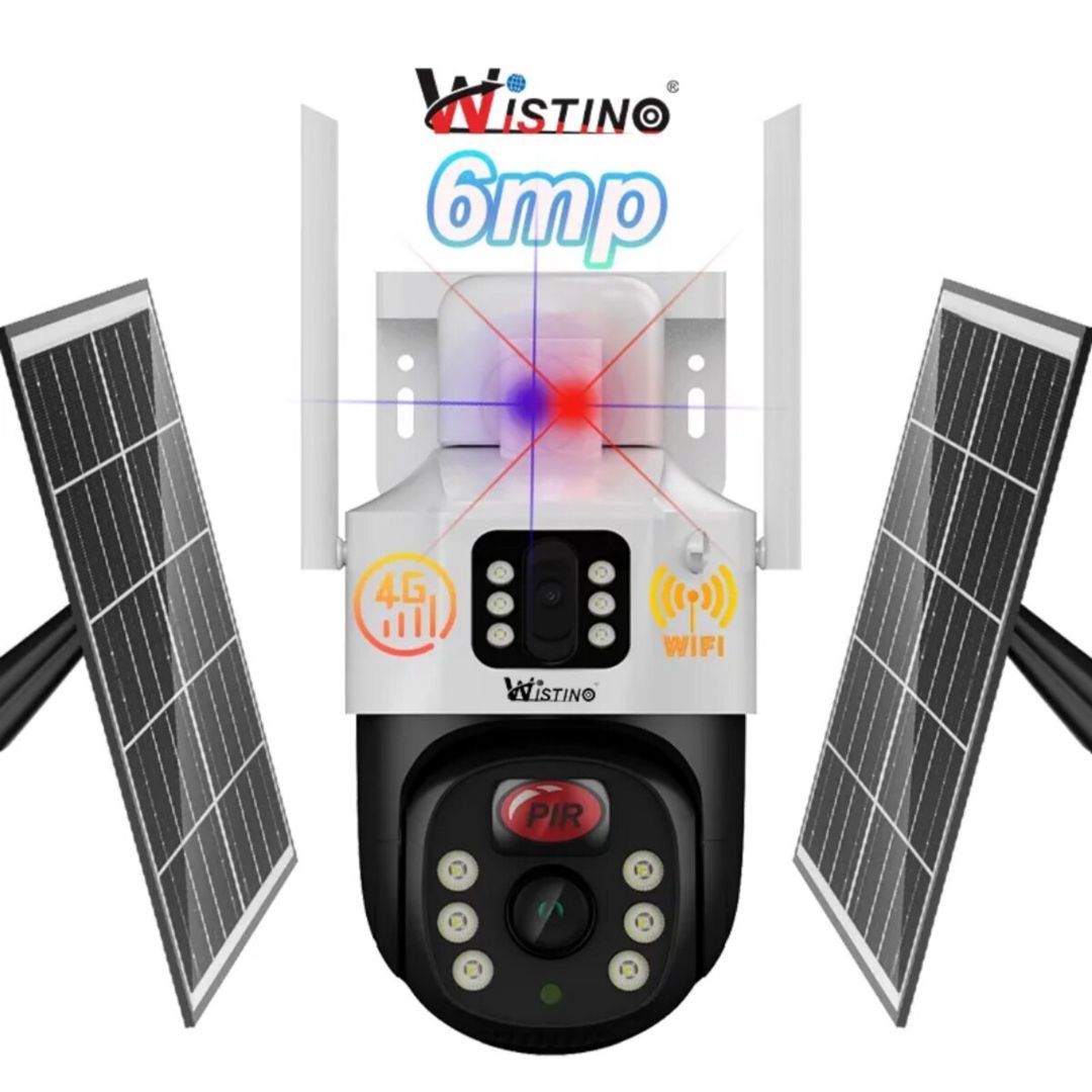 4G solar günəṣ panelli 2 kamera 12MP/4K+64GB — Təhlükəsizlik sistemləri, Bakı