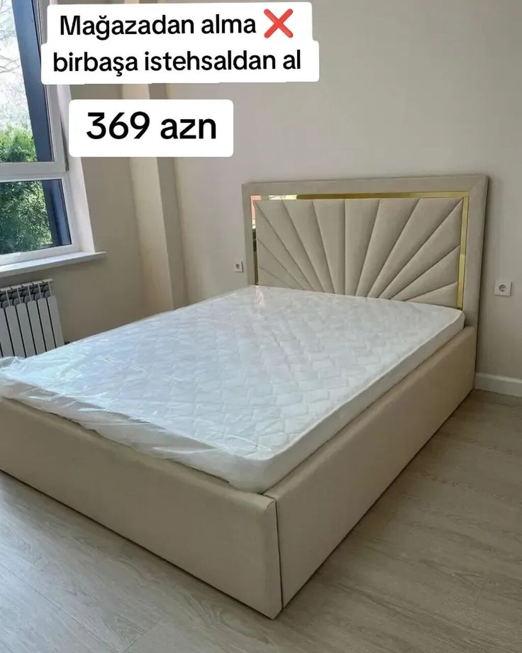 Yeni, İkinəfərlik çarpayı, Bazalı, Matras ilə, Siyirməsiz, Azərbaycan