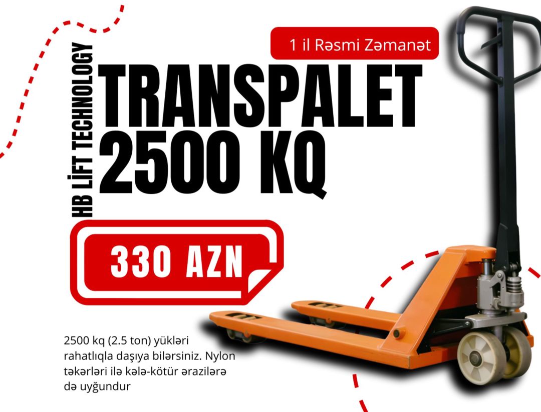 Transpalet HP-2500 — Mallar, Bakı