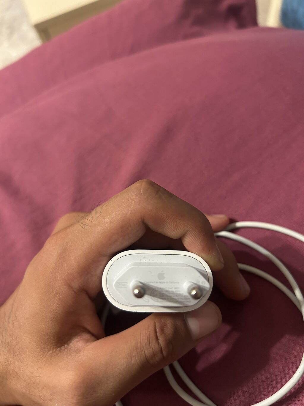 Adapter Apple, 20 Vt, Yeni — Elektronika, Sumqayıt (2)