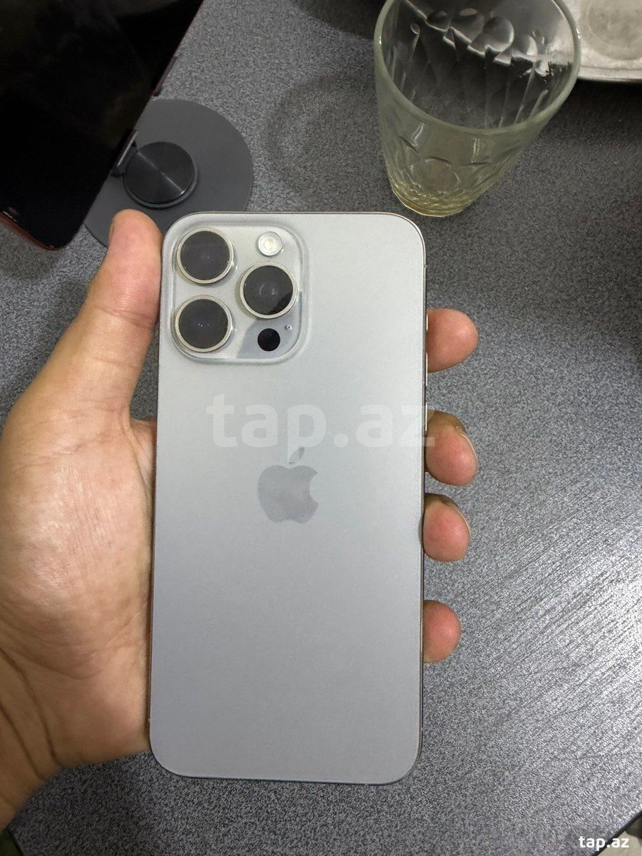 Apple iPhone 15 Pro Max Natural Titanium 256GB/8GB — Telefonlar və qadjetlər, Bakı (4)