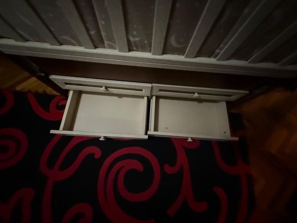 Uşaq beşiyi – taxta, şkaf çekmecəli model - Material: möhkəm — Mebel, Bakı (9)