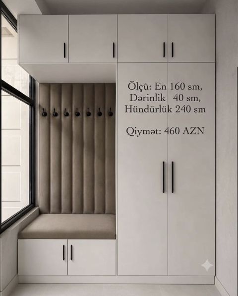 Dolab sifarisle hazırlanır. ⚜️ İstehsaldan satiş, otağınıza uygun