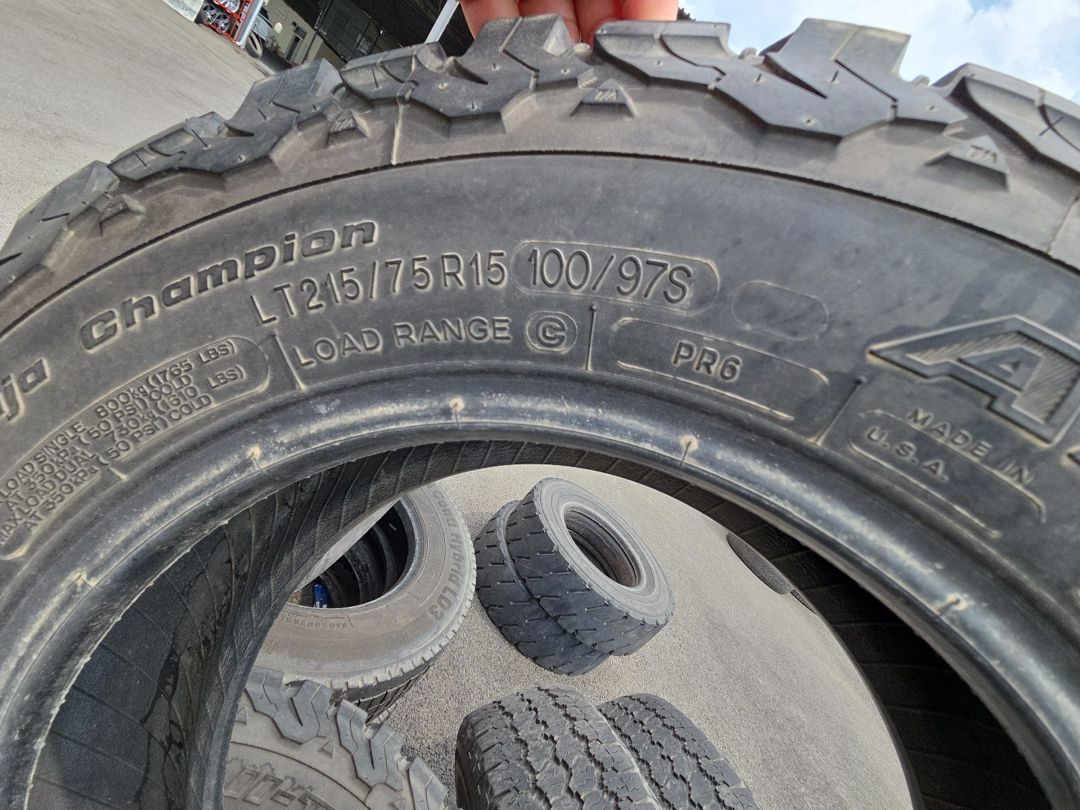 BF Goodrich şinləri 215/75 R15 (4 ədəd) — Təkərlər, şinlər, diskləri, Bakı (2)