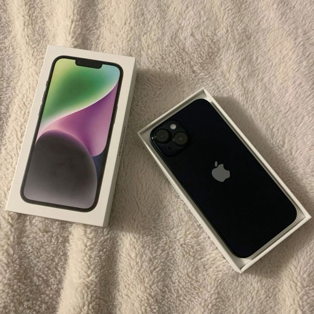 IPhone 14, Qara, Face ID — Apple iPhone, Bakı