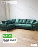 Künc divan – 300×200 sm - Mexanizm: açılan, bazalı (yataq funksiyalı — Ürünler