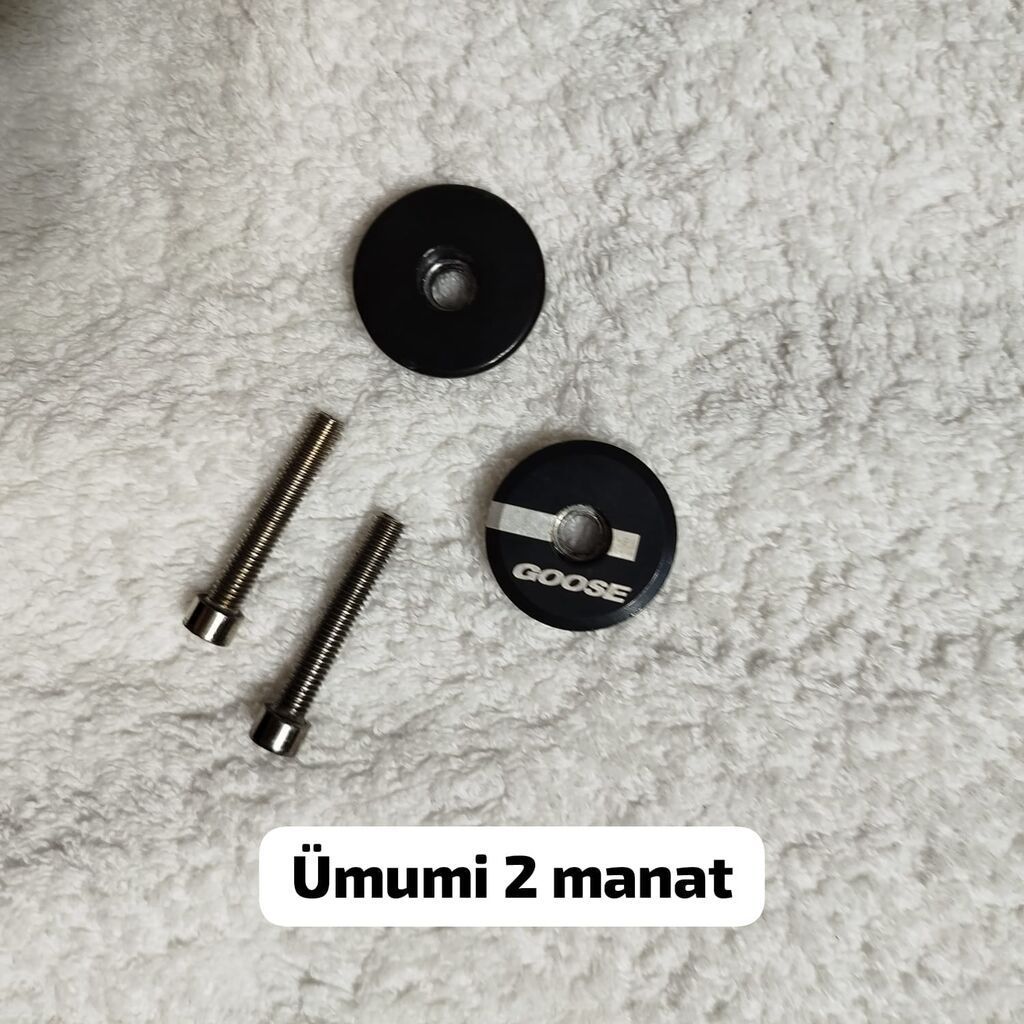 Velosiped aksesuarları - Sükan ucları və qapaqlı qara barendlər: cütü — Mallar, Bakı (7)