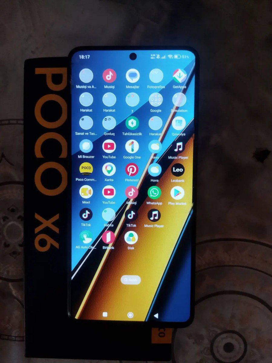Xiaomi Poco X6 Black 256GB/8GB — Telefonlar və qadjetlər, Salyan