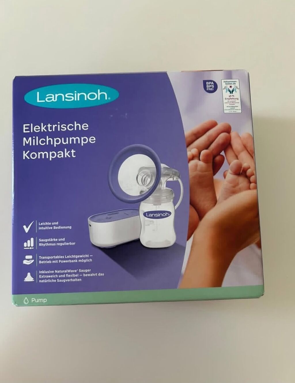 Lansinoh Elektrik Süd Sağma Aparatı – Kompakt model - Lehinə