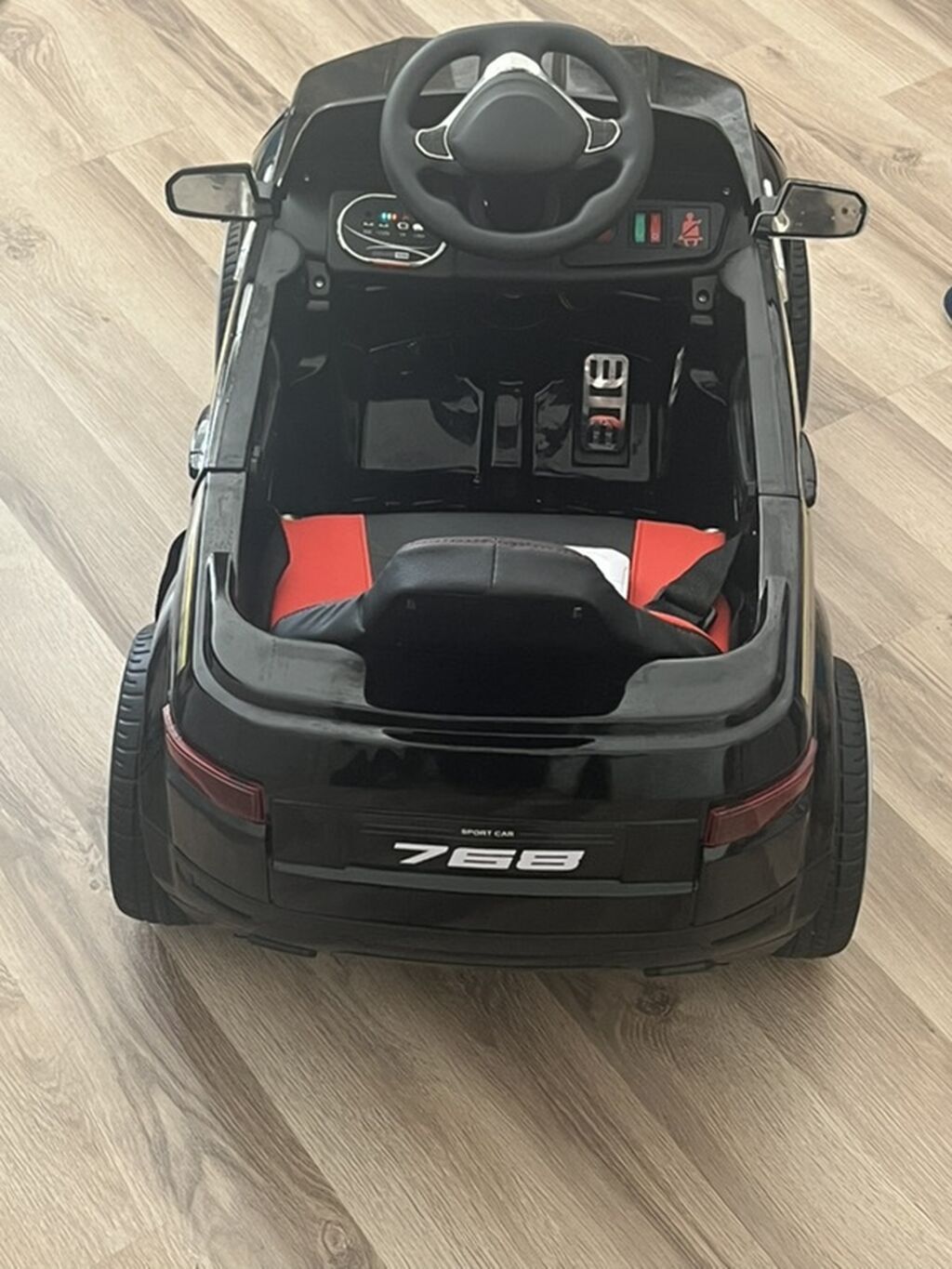 Uşaq üçün elektrikli minik maşını – model “768” - Rəng: qara — Uşaq avtomobilləri, Bakı (4)