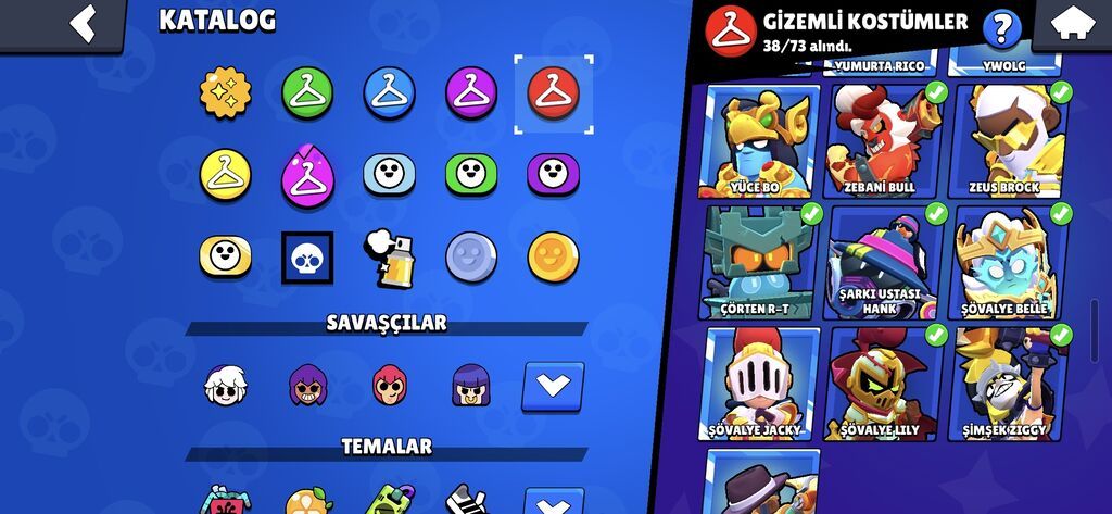 Brawl Stars hesabı – tam kolleksiya, yüksək kuboklar və zəngin — Aksesuarlar, Bakı (7)