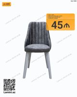 La Mini – Yumşaq oturacaqlı yemək/mətbəx stulu - Model kodu: 13000 - — Furniture