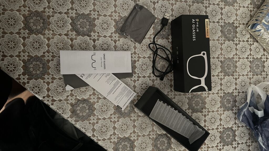 PEJE AI Glasses – ağıllı eynək Xüsusiyyətlər: - 8 megapiksel inteqrə — Aksesuarlar, Bakı (2)