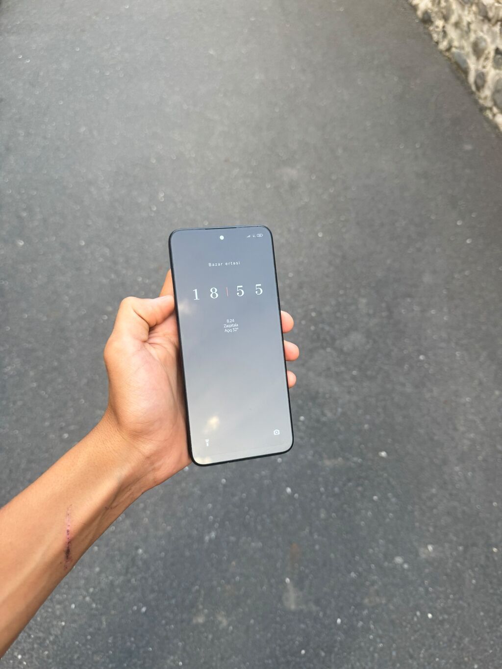 Redmi 12, 128 GB, rəng - Qara, Barmaq izi — Elektronika, Zaqatala (2)
