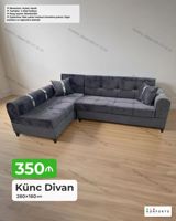 Künc divan – 260×160 sm - Mexanizm: açılan, bazalı (yatmaq üçün rahat — Мебель