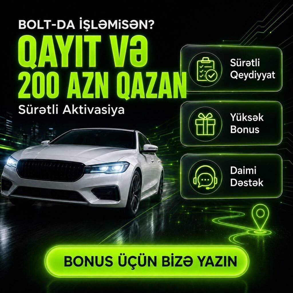 Taksi sürücüsü tələb olunur — İş, Bakı