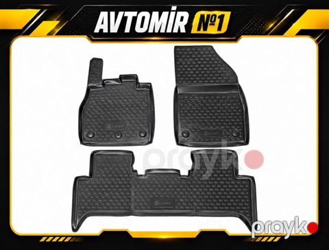 Renault Scenic 3 2009-2016 üçün salon rezin ayaqaltı
