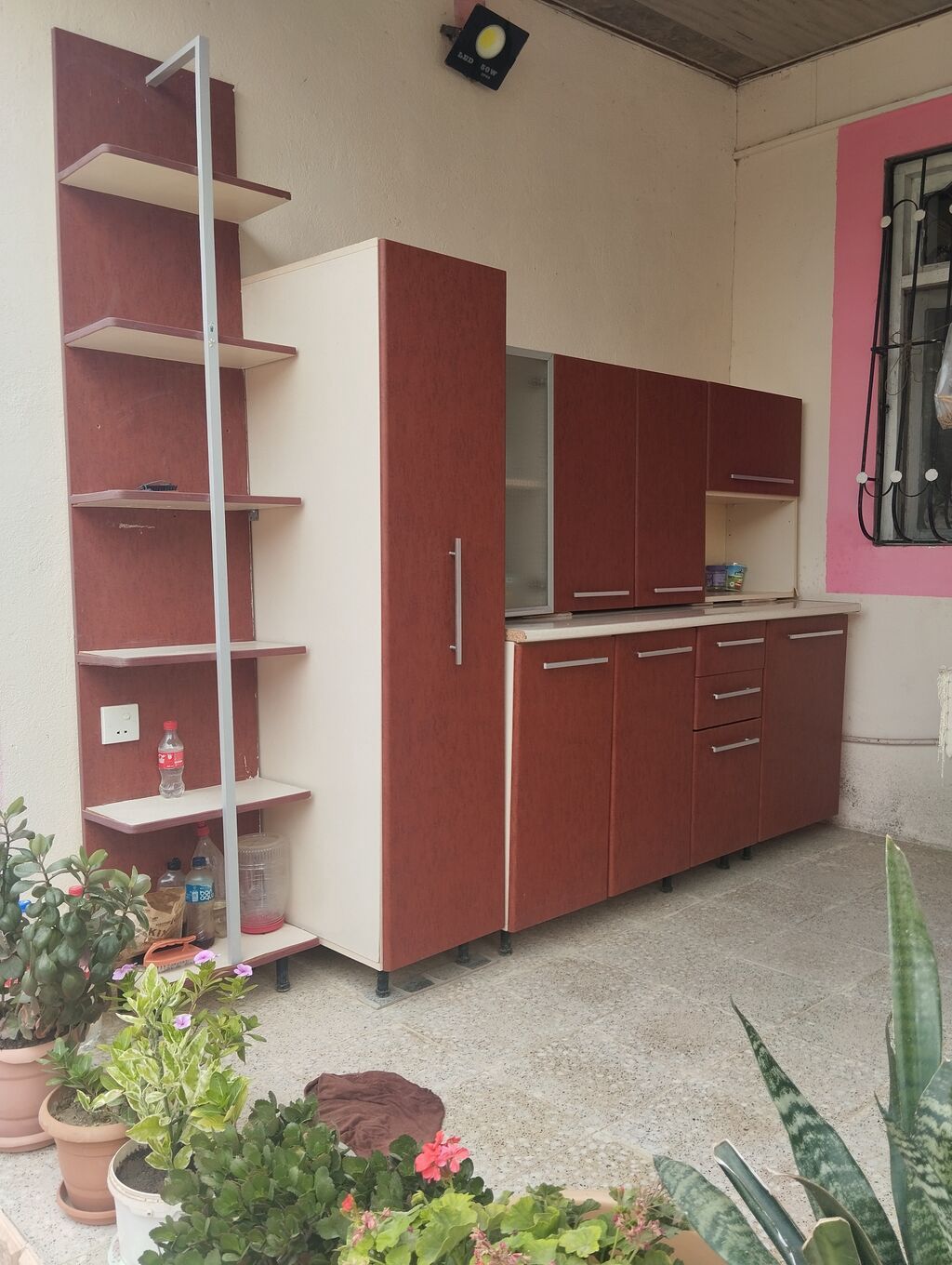 Mətbəx mebeli dəsti - Material: laminat/MDFlam fasadlar, ağ karkas; — Mebel, Digah (3)
