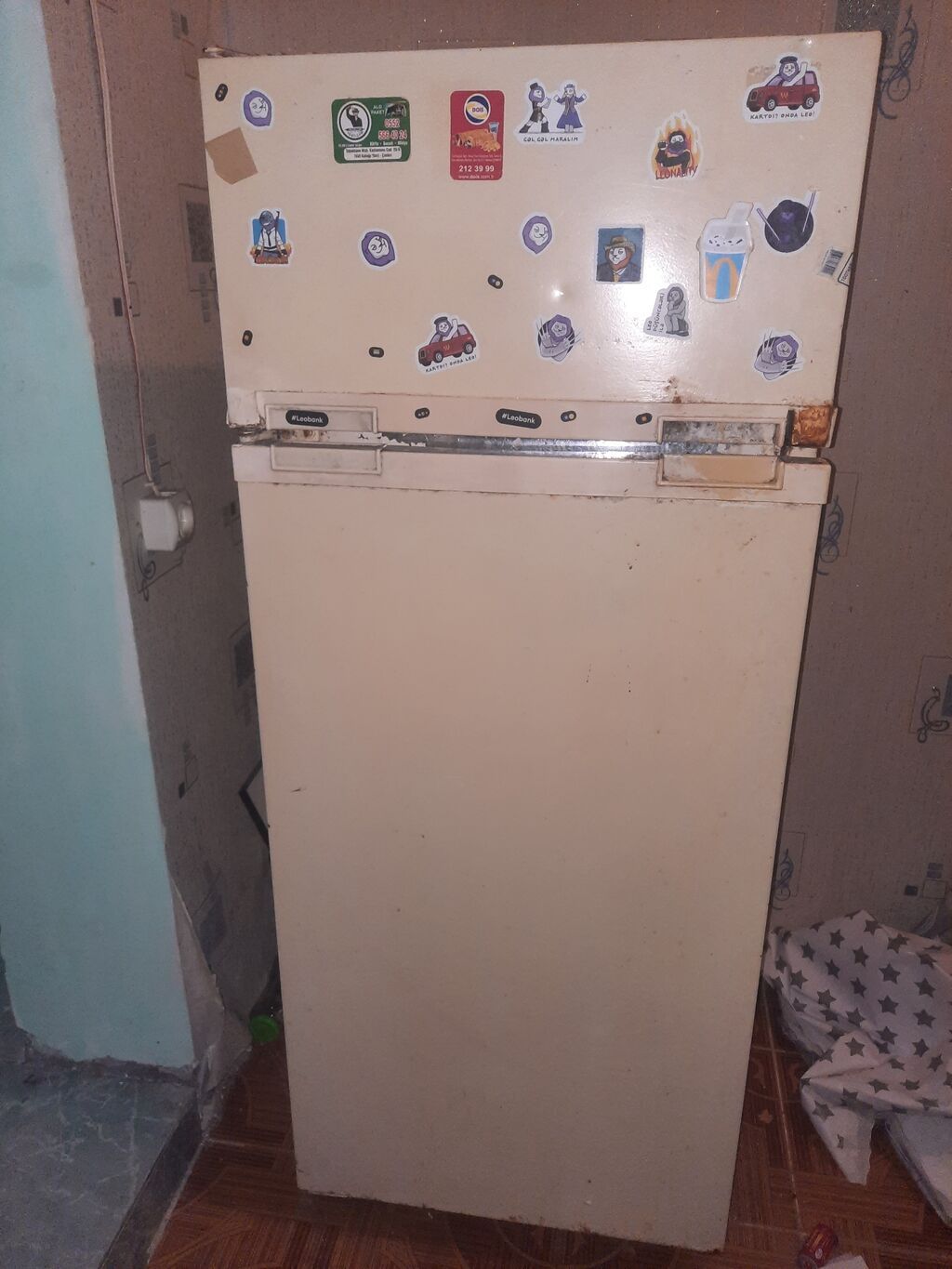İşlənmiş 2 qapılı Soyuducu Satılır, rəng - Ağ — Bakı