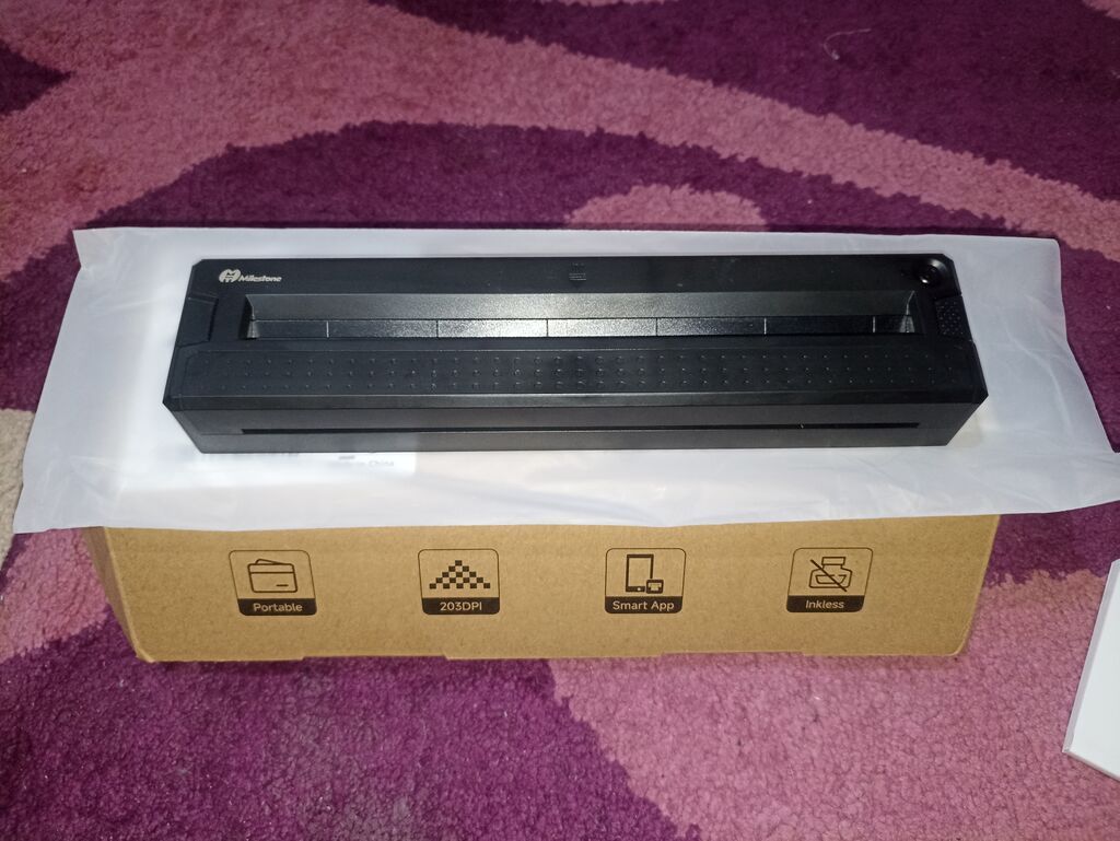 A4 Portativ Mobil Printer – mürəkkəbsiz, termal texnologiya — Elektronika, Bakı (3)