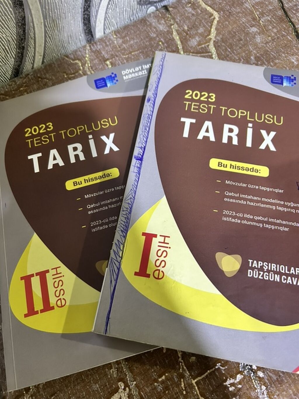 Məhsul: “2023 Test Toplusu – Tarix” (DİM), 2 hissə paketi — Kitablar və jurnallar, Bakı (2)
