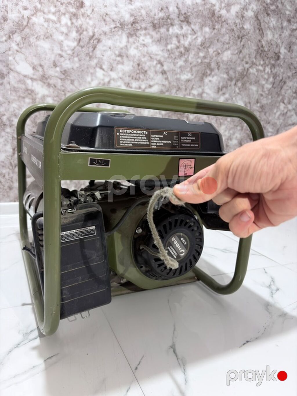 Neva HE3600N-6 benzinli generator - Tip: Daşına bilən, çərçivəli — Generatorlar, Digah (5)