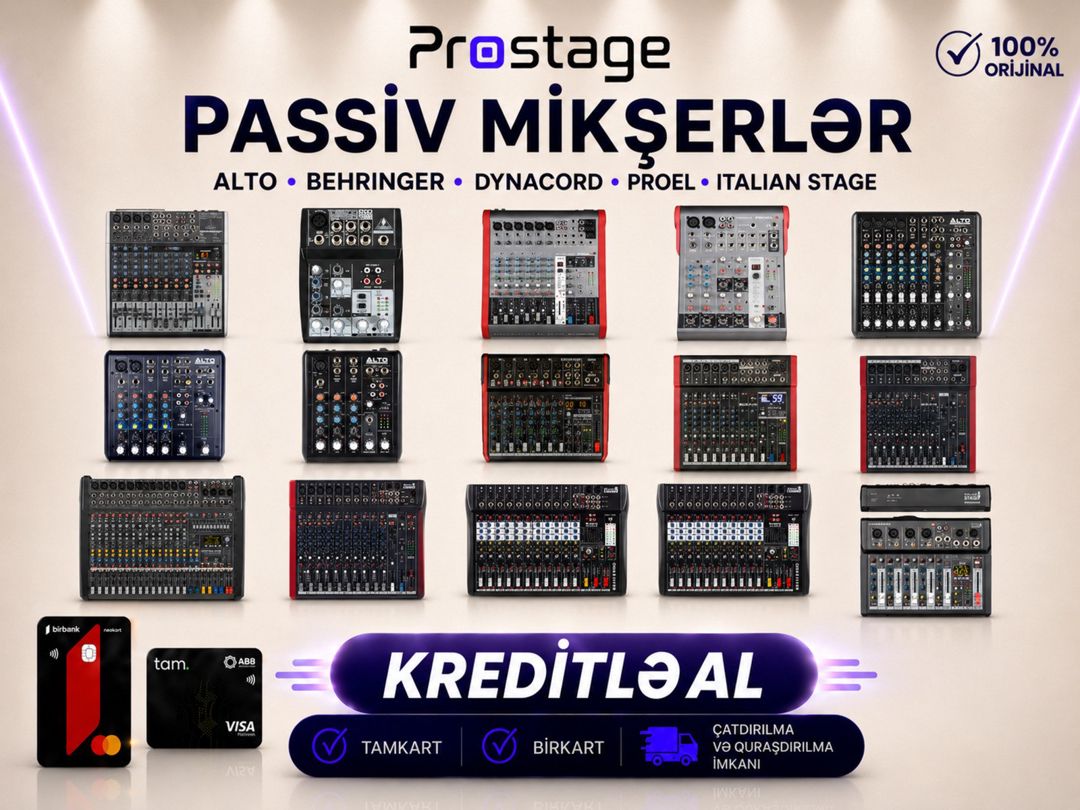 Passiv mikşerlər — Mallar, Bakı